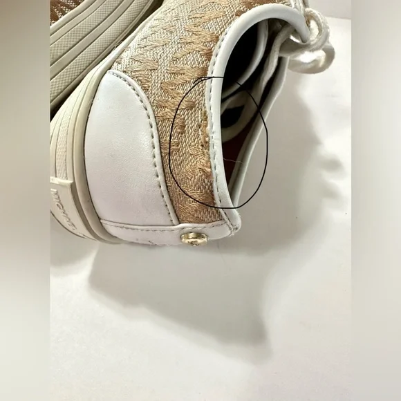 MICHAEL Michael Kors Girl Youth Ivy Nettle Sneaker Camel 2 US - Picture 7 of 9